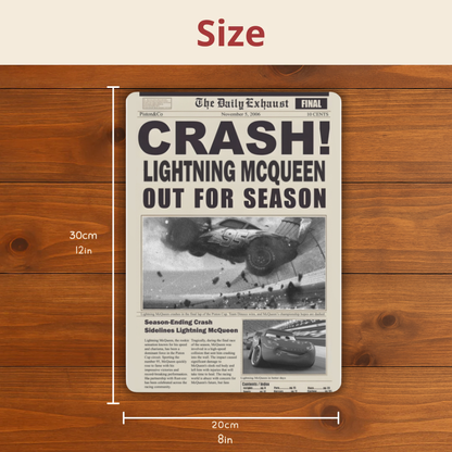 Crash News Lenticular Posters