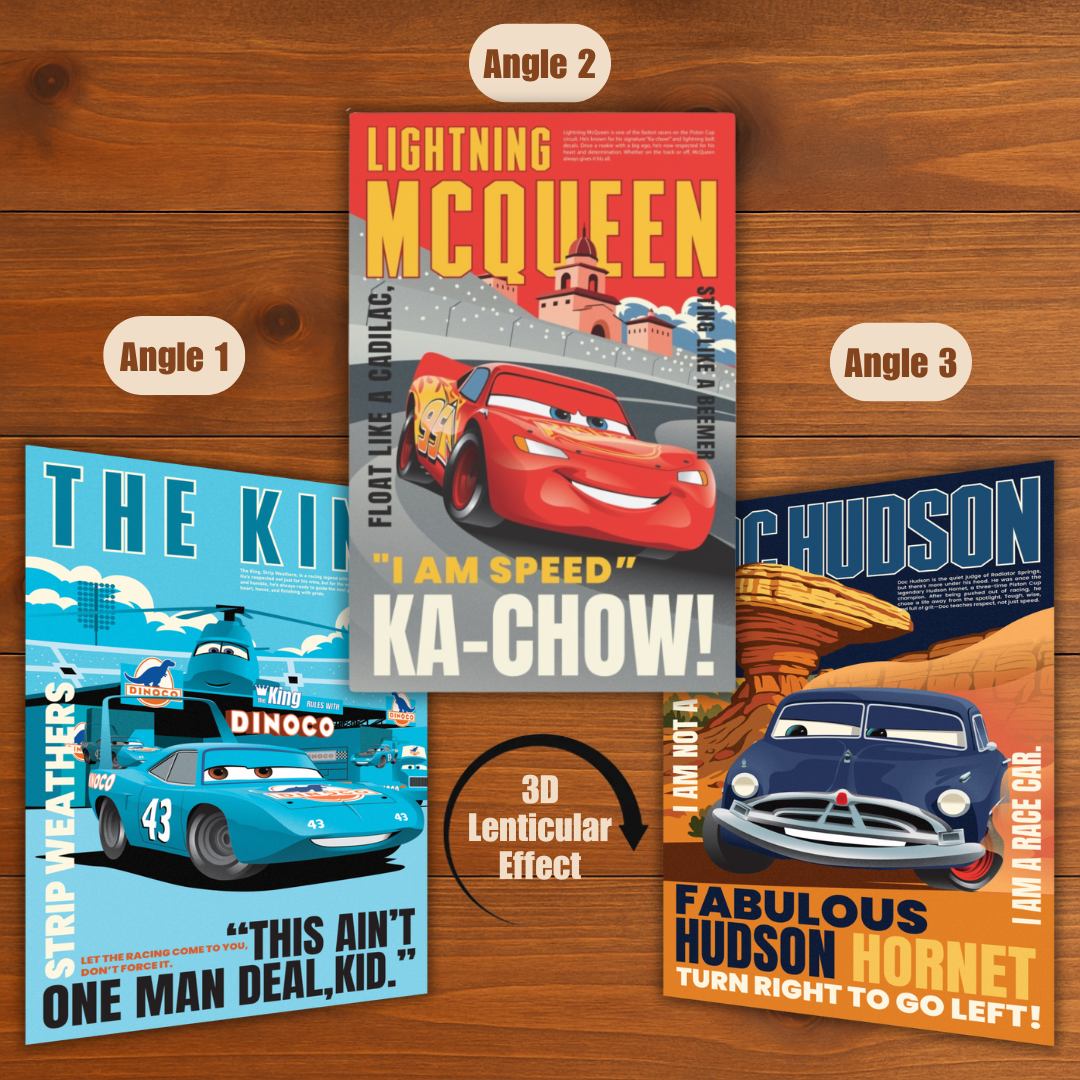 Crash News Lenticular Posters